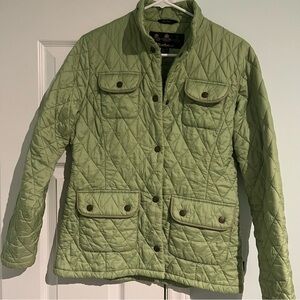 Light Green Barbour Quilted Jacket